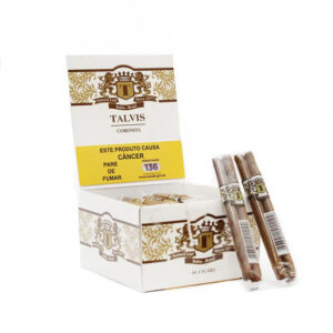Caixa de Cigarrilha Talvis Coronita Chocolate com 60 Unidades