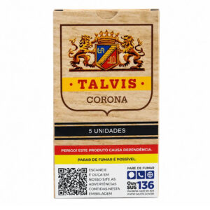 Caixa de Charuto Talvis Corona Tradicional com 5 unidades