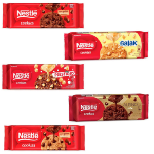 Cookie Nestlé com Gotas de Chocolate 60g