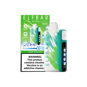Pod Descartável Elfbar Ice King 40K 40.000 Puffs - Sour Apple Ice
