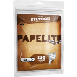 Filtro Papelito Biodegradável Longo 6mm com 120 unidades
