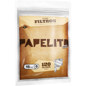 Filtro Papelito Biodegradável 6mm com 120 unidades