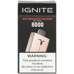 Pod Descartável Ignite V80 com 8000 Puffs - Iced Pomegranate Açai Berry