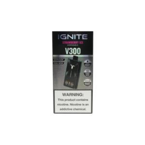 Pod Descartável Ignite V300 com 30.000 Puffs - Strawberry Ice