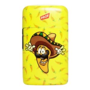 Isqueiro Maçarico Prof Single Blueflame Peppers - Amarelo