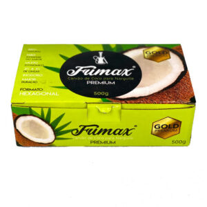 Caixa de Carvão de Coco Para Narguilé Fumax Premium 500g