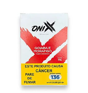 Essência de Narguilé Ônix Experience 50g - Goiaba e Morango