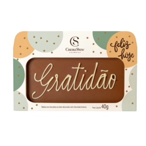 Tablete de Chocolate Cacau Show Gratidão 40g