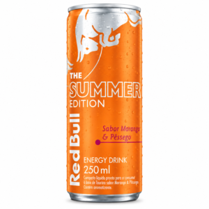 Energético Red Bull Edition 250ml - Morango e Pêssego