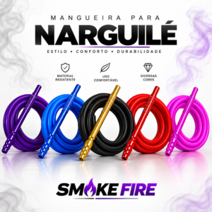 Mangueira Para Narguilé Anti-Chama Smoke Fire