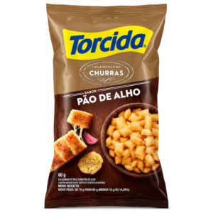 Salgadinho Torcida 60g 70g - Pão de Alho