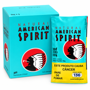 Caixa de Tabaco Natural American Spirit Blue com 5 Unidades