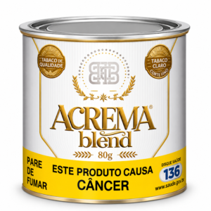 Lata de Tabaco Acrema Blend Original Hash 80g