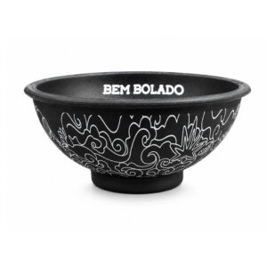 Cuia de Silicone Bem Bolado Pop - Preto