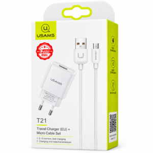 Carregador Completo Usams Micro Usb - T21