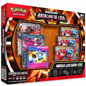 Deck Pokémon Batalha de Liga Mega Lucario Ex