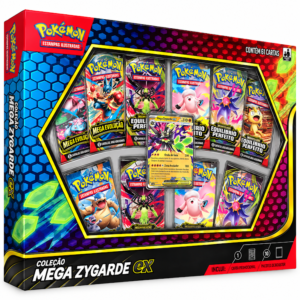Box Pokémon Coleção Mega Zygarde Ex