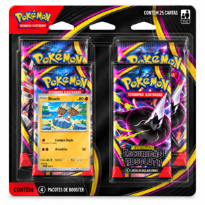 Blister Quadruplo Pokémon Mega Evolução Escuridão Absoluta - Binacle