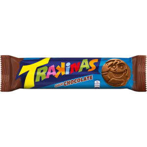Biscoito Trakinas 126g - Chocolate
