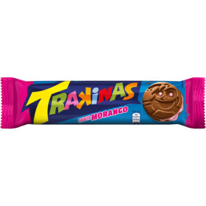 Biscoito Trakinas 126g - Morango