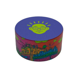 Dichavador De Metal Bem Bolado 3 Parte 5cm - Roxo