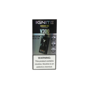Pod Descartável Ignite V300 com 30.000 Puffs - Banana Ice