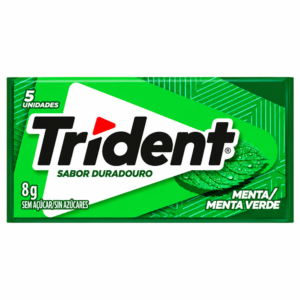 Chiclete Trident 8g - Menta Verde