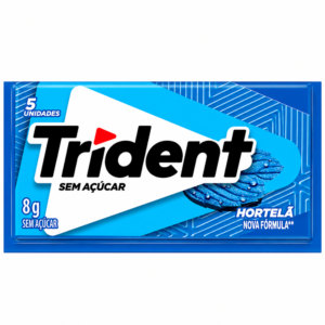 Chiclete Trident 8g - Hortela