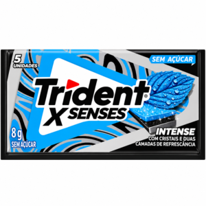 Chiclete Trident X Senses 8g - Intense