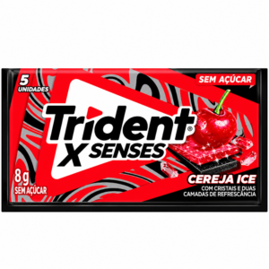 Chiclete Trident X Senses 8g - Cereja Ice