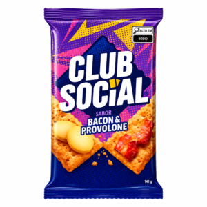 Biscoito Club Social 24g - Bacon e Provolone