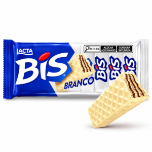 Wafer Lacta Bis FlowPack 16un - Branco