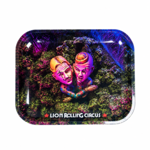 Bandeja De Metal Lion Rolling Circus Silverfuck & Jellybelly Grande