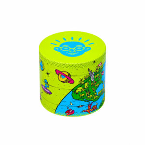 Dichavador De Metal Bem Bolado 4 Parte 4cm - Verde Claro