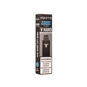Pod Descartável Ignite V NANO com 1000 Puffs - Blueberry e Raspberry