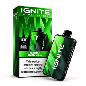 Pod Descartável Ignite Mix com 40.000 Puffs - Menthol e Mighty Melon