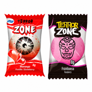 Chiclete Sukest Terror Zone 8g