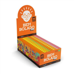 Caixa de Seda Bem Bolado 1 1/4 Slim com 100 Folhas com 40 Livretos