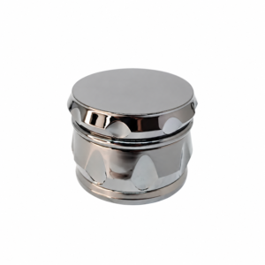 Dichavador de Acrílico Herb Grinder 4 Partes - Preto