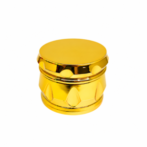 Dichavador de Acrílico Herb Grinder 4 Partes - Amarelo