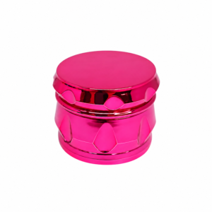 Dichavador de Acrílico Herb Grinder 4 Partes - Rosa