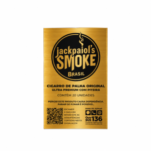 Cigarro Jack Paiol's Smoke Gold com 20 Cigarros