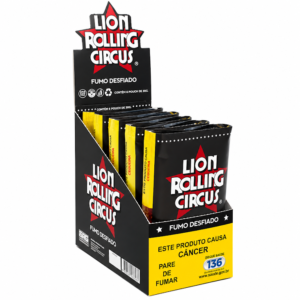 Caixa de Tabaco Lion Rolling Circus com 6 Unidades
